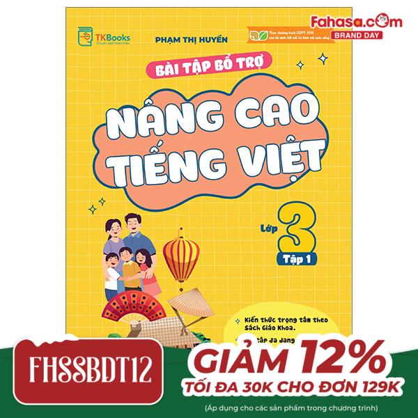 bộ bài tập bổ trợ và nâng cao tiếng việt lớp 3 - tập 1