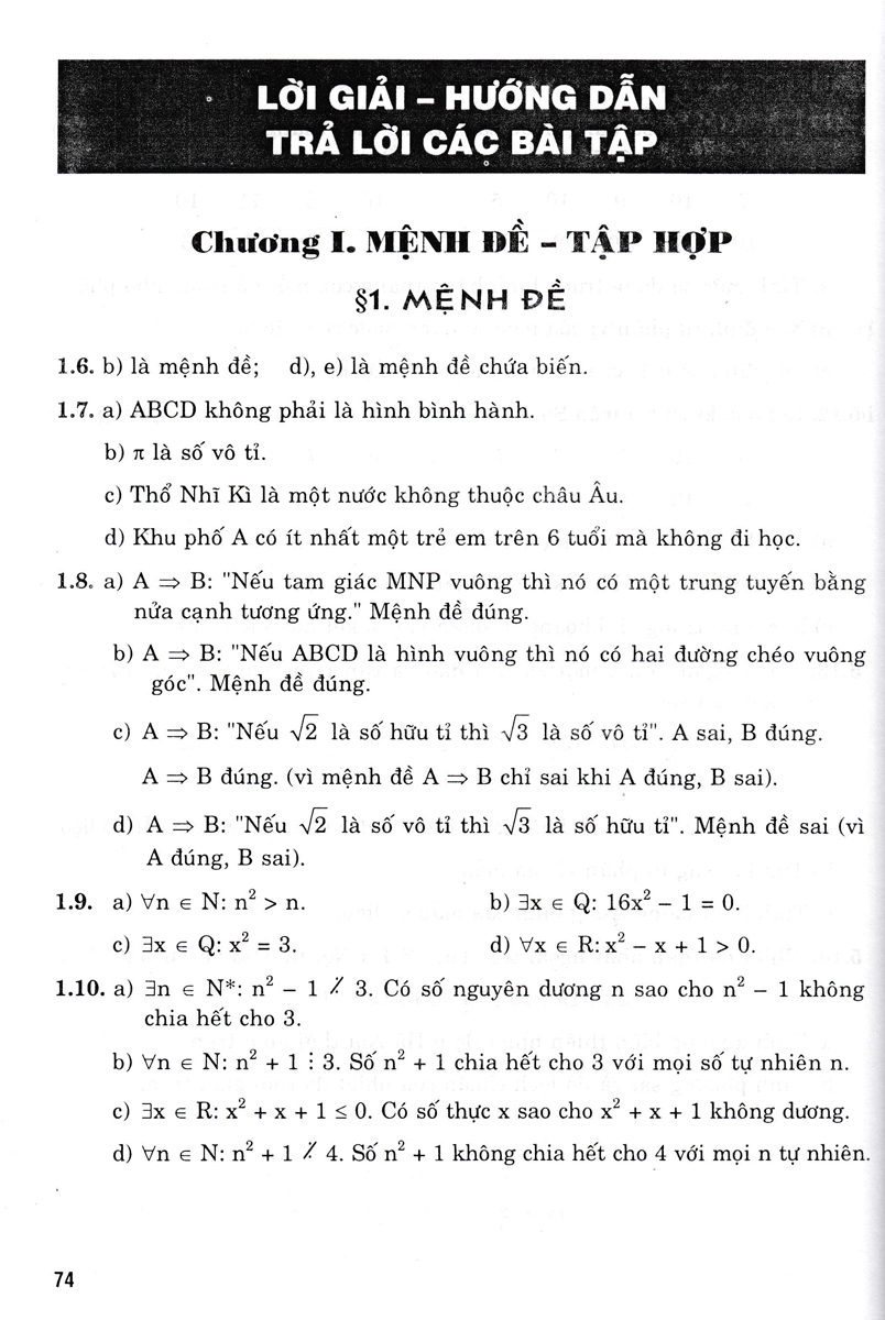 Bộ
						
										
										Bài Tập Cơ Bản Và Nâng Cao Toán 10 - Tập 1 (Kết Nối) - Ảnh 9