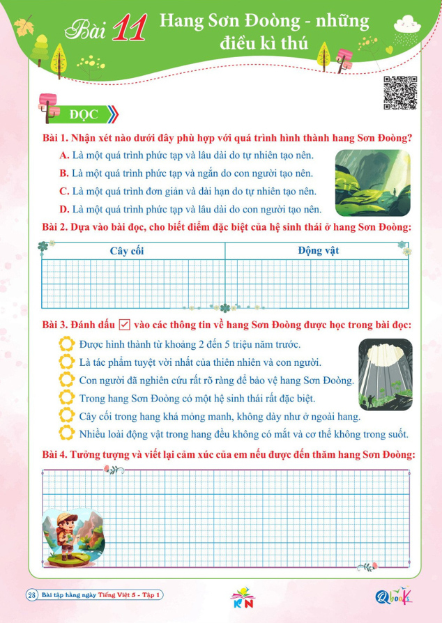 Bộ
						
										
										Bài Tập Hằng Ngày Tiếng Việt 5 - Tập 1 (Kết Nối) - Ảnh 6