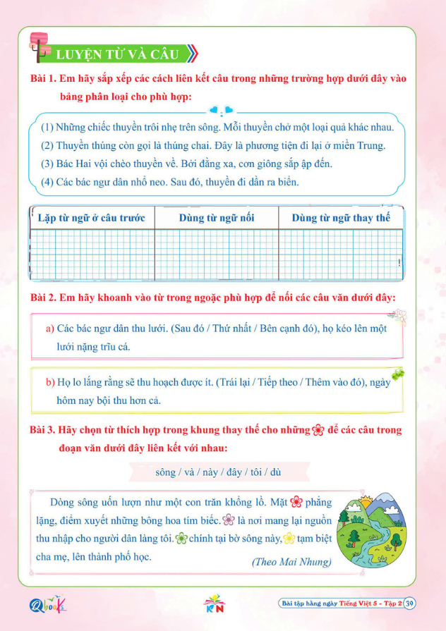 Bộ Bài Tập Hằng Ngày Tiếng Việt 5 - Tập 2 (Kết Nối) - Ảnh 5