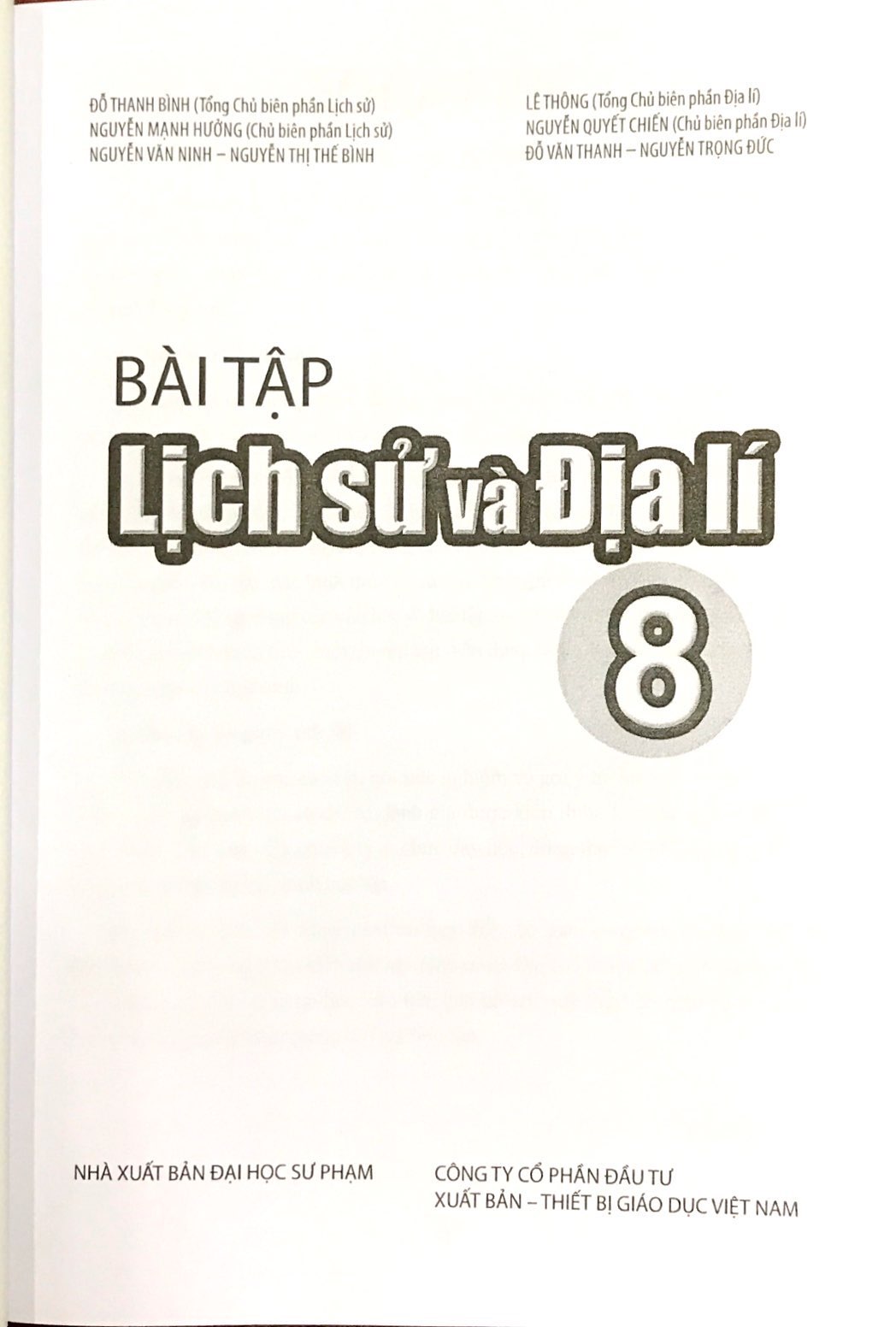 bộ bài tập lịch sử và địa lí 8 (cánh diều) (chuẩn) - Ảnh 3