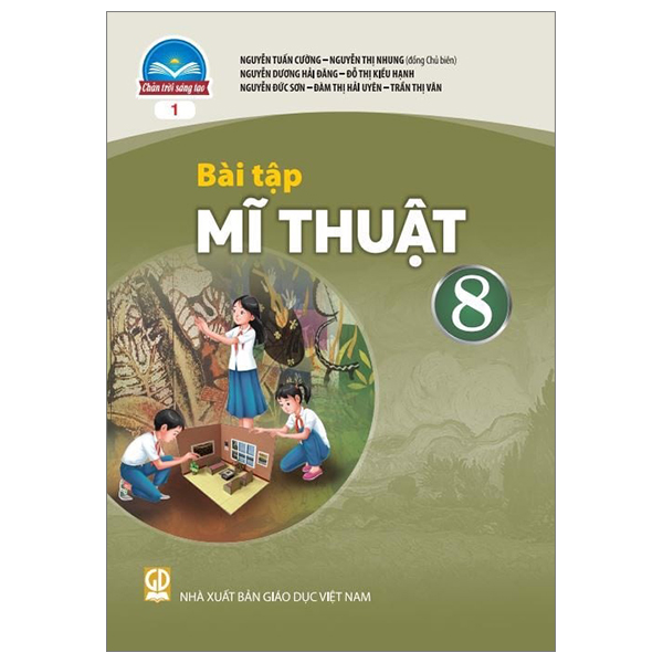 bộ bài tập mĩ thuật 8 - bản 1 (chân trời) (chuẩn)