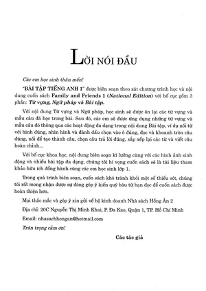 bộ bài tập tiếng anh 1 (biên soạn theo bộ sách family and friends 1 national edition) - Ảnh 3