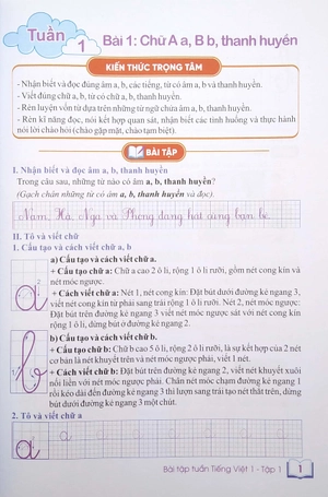 bộ bài tập tuần tiếng việt 1 - tập 1 (bộ sách kết nối tri thức với cuộc sống) - Ảnh 5