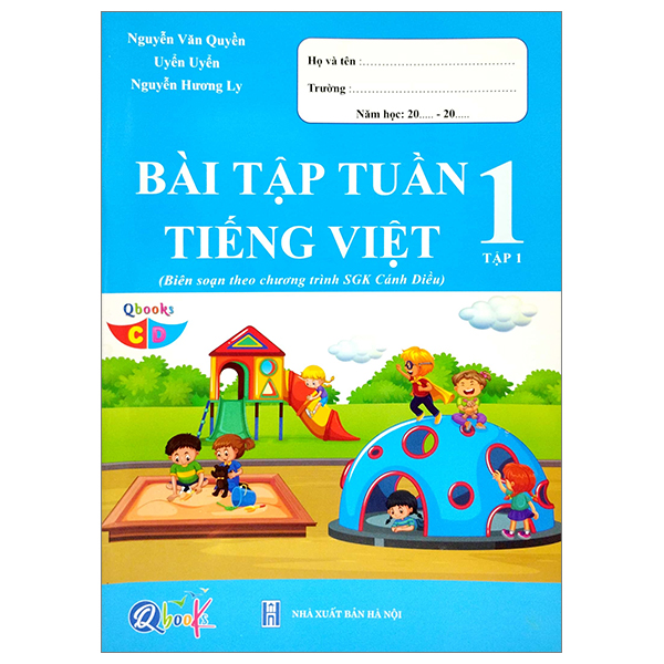 bộ bài tập tuần tiếng việt 1 - tập 1 (cánh diều) (2023)