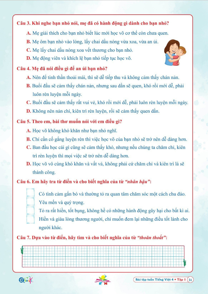 Bộ Bài Tập Tuần Tiếng Việt 4 - Tập 1 (Kết Nối Tri Thức Với Cuộc Sống) - Ảnh 5