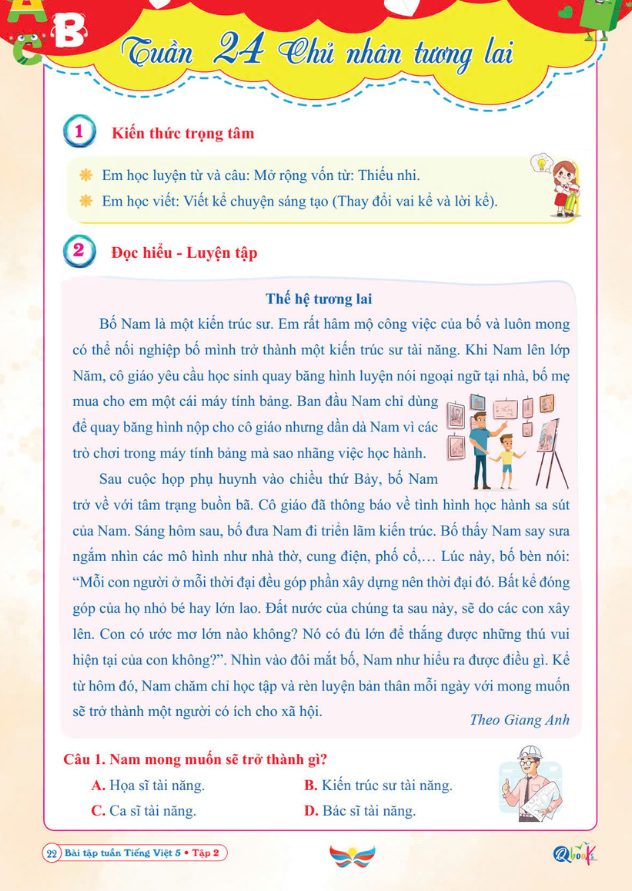 Bộ Bài Tập Tuần Tiếng Việt 5 - Tập 2 (Cánh Diều) - Ảnh 4