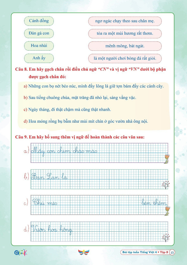 Bộ Bài Tập Tuần Tiếng Việt Lớp 4 - Tập 2 (Cánh Diều) - Ảnh 6