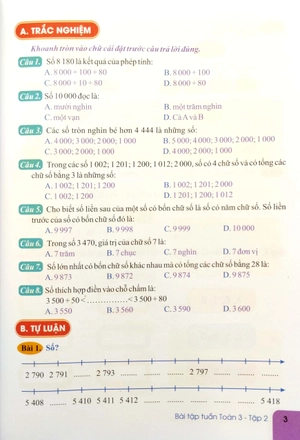 bộ bài tập tuần toán 3 - tập 2 (bộ sách kết nối tri thức với cuộc sống) - Ảnh 5
