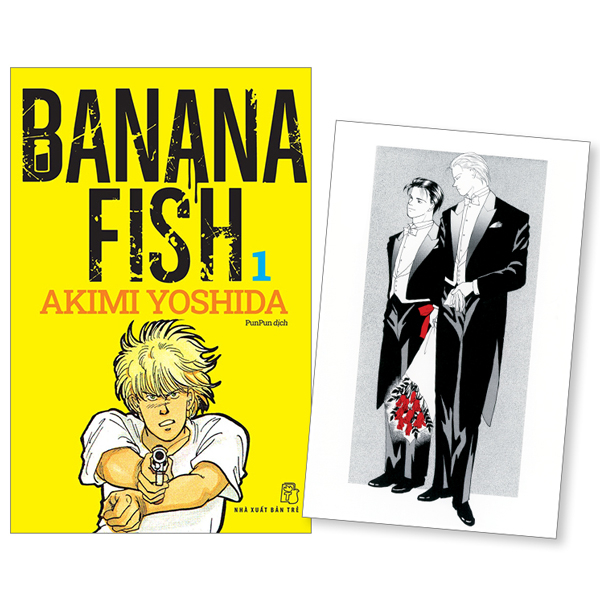 bộ banana fish - tập 1 - tặng kèm postcard giấy