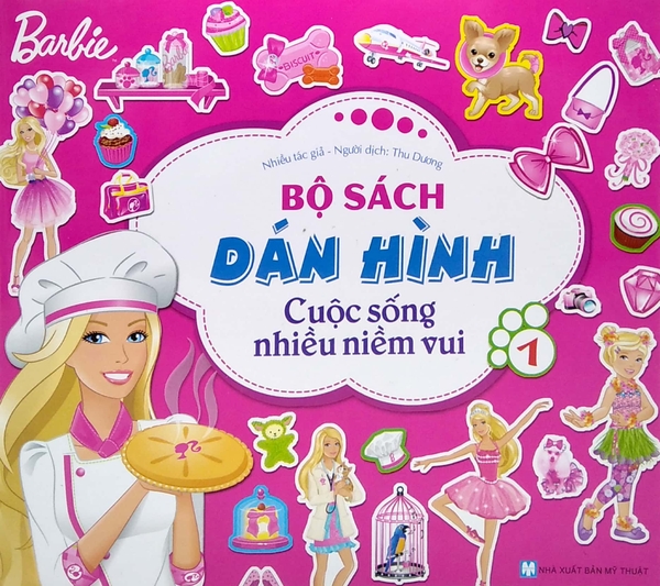 Bộ Barbie - Bộ Sách Dán Hình - Cuộc Sống Nhiều Niềm Vui - Tập 2 - Ảnh 2