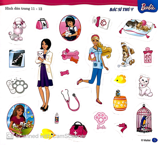Bộ Barbie - Bộ Sách Dán Hình - Cuộc Sống Nhiều Niềm Vui - Tập 2 - Ảnh 5