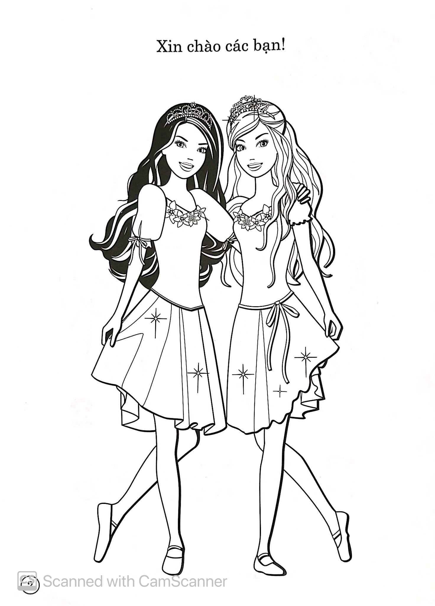 bộ barbie xinh đẹp 2 (tô màu có hình dán) - Ảnh 3