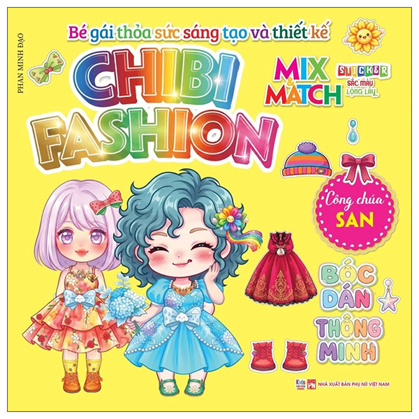 Bộ Bé Gái Thỏa Sức Sáng Tạo Và Thiết Kế - Chibi Fashion - Công Chúa Hime - Ảnh 2