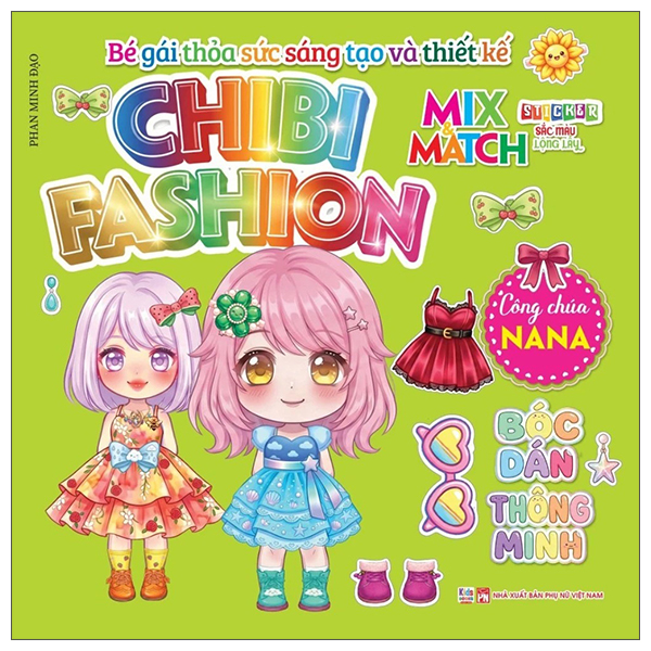 Bộ Bé Gái Thỏa Sức Sáng Tạo Và Thiết Kế - Chibi Fashion - Công Chúa Rein - Ảnh 4