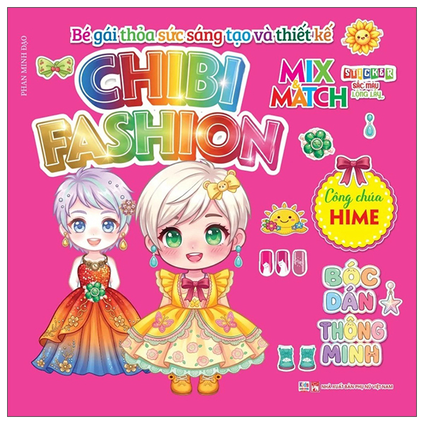 Bộ Bé Gái Thỏa Sức Sáng Tạo Và Thiết Kế - Chibi Fashion - Công Chúa San - Ảnh 2