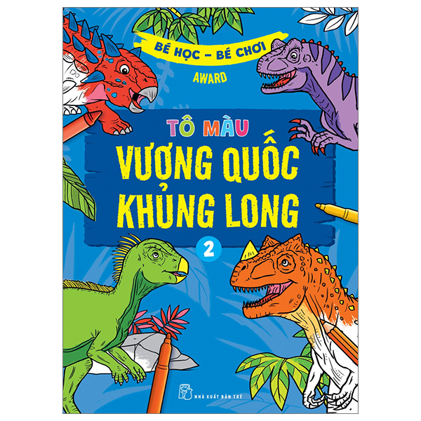 bộ bé học-bé chơi - tô màu vương quốc khủng long 2