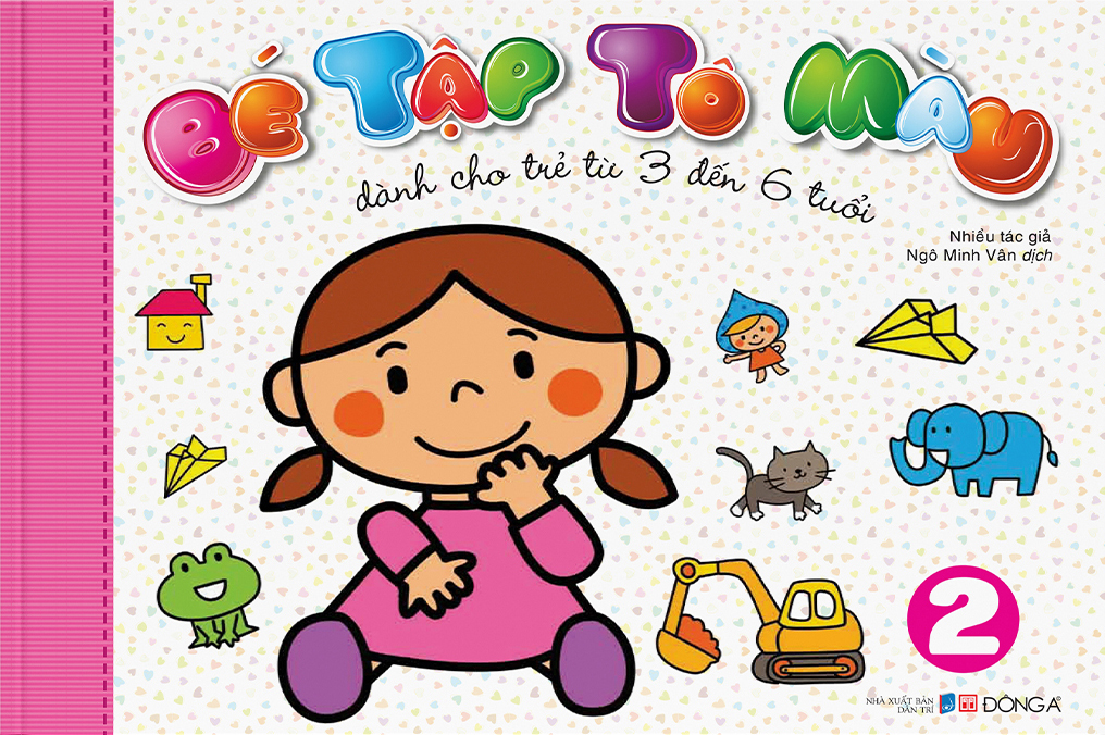 bộ bé tập tô màu - tập 2 (dành cho trẻ từ 3-6 tuổi) - Ảnh 2