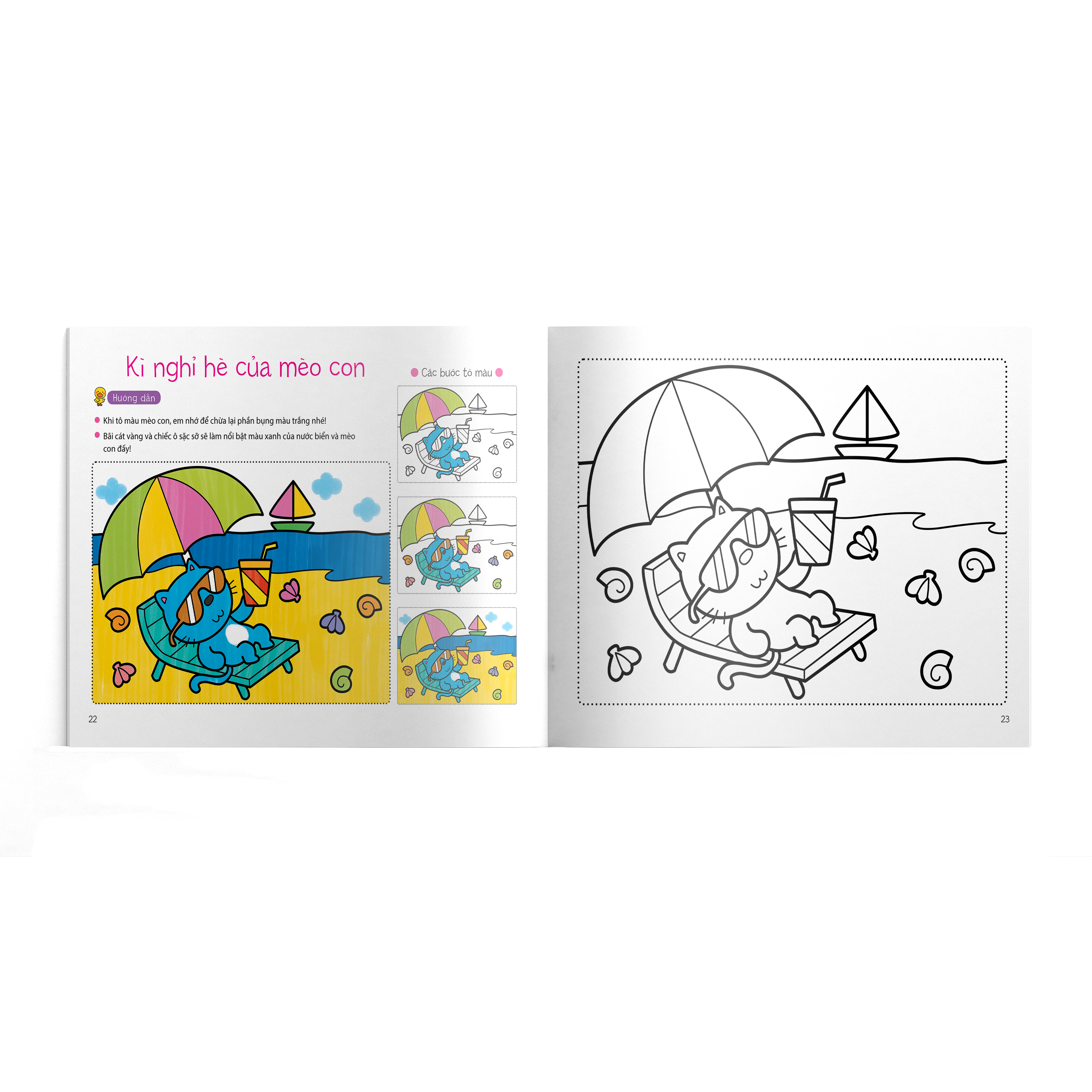 bộ bé tập tô màu - tập 2 (dành cho trẻ từ 3-6 tuổi) - Ảnh 4