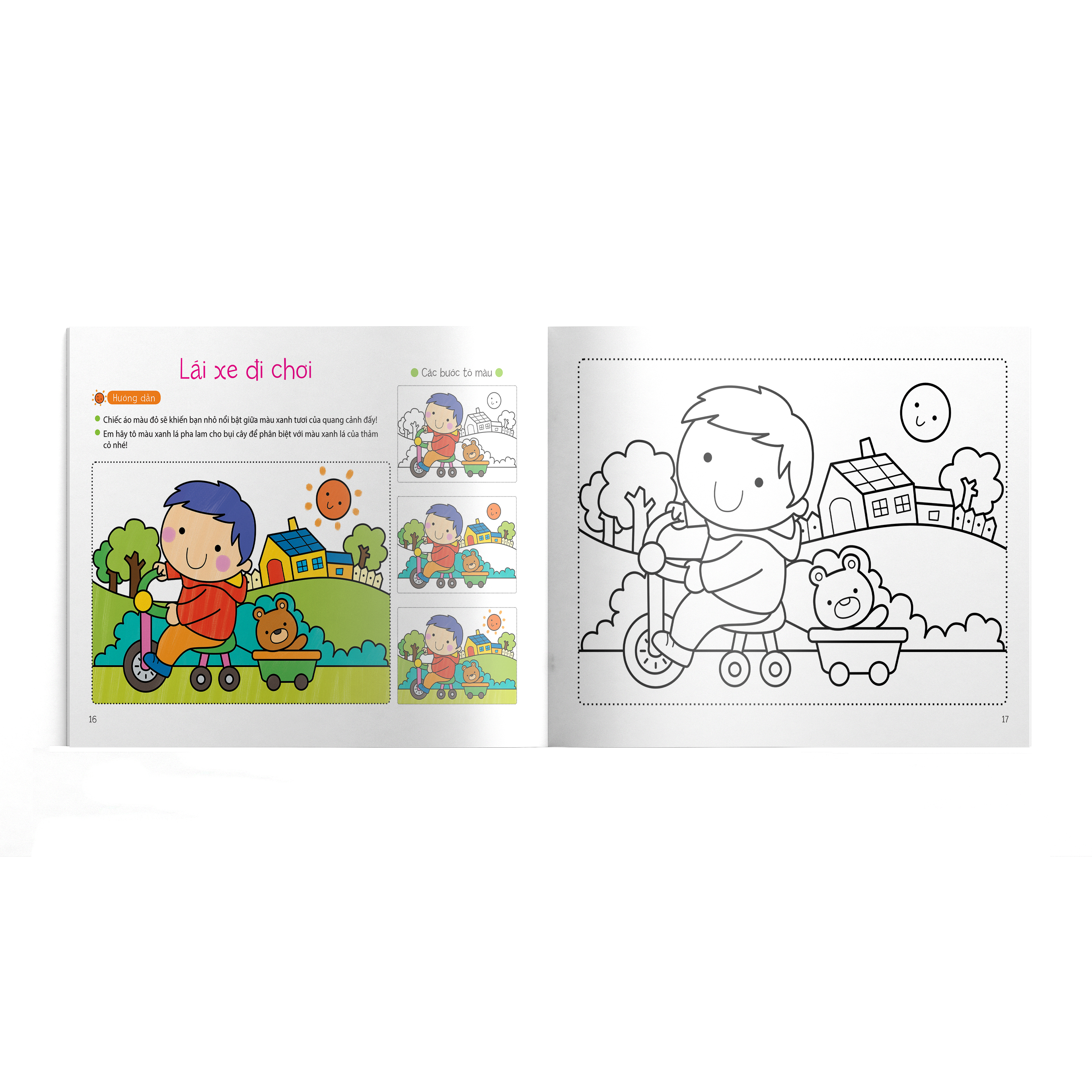 bộ bé tập tô màu - tập 3 (dành cho trẻ từ 3-6 tuổi) - Ảnh 4