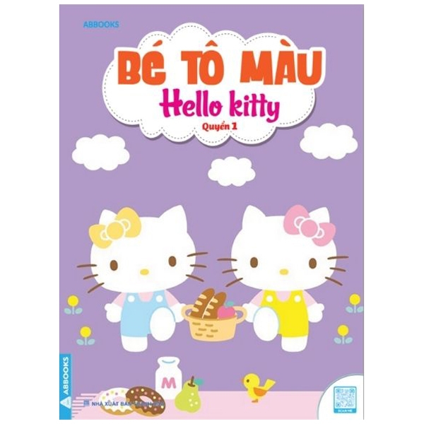 bộ bé tô màu - hello kitty - quyển 1