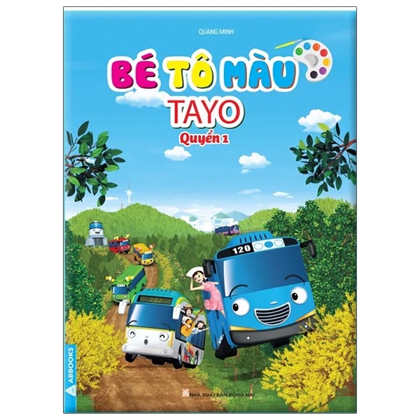 bộ bé tô màu tayo - quyển 1