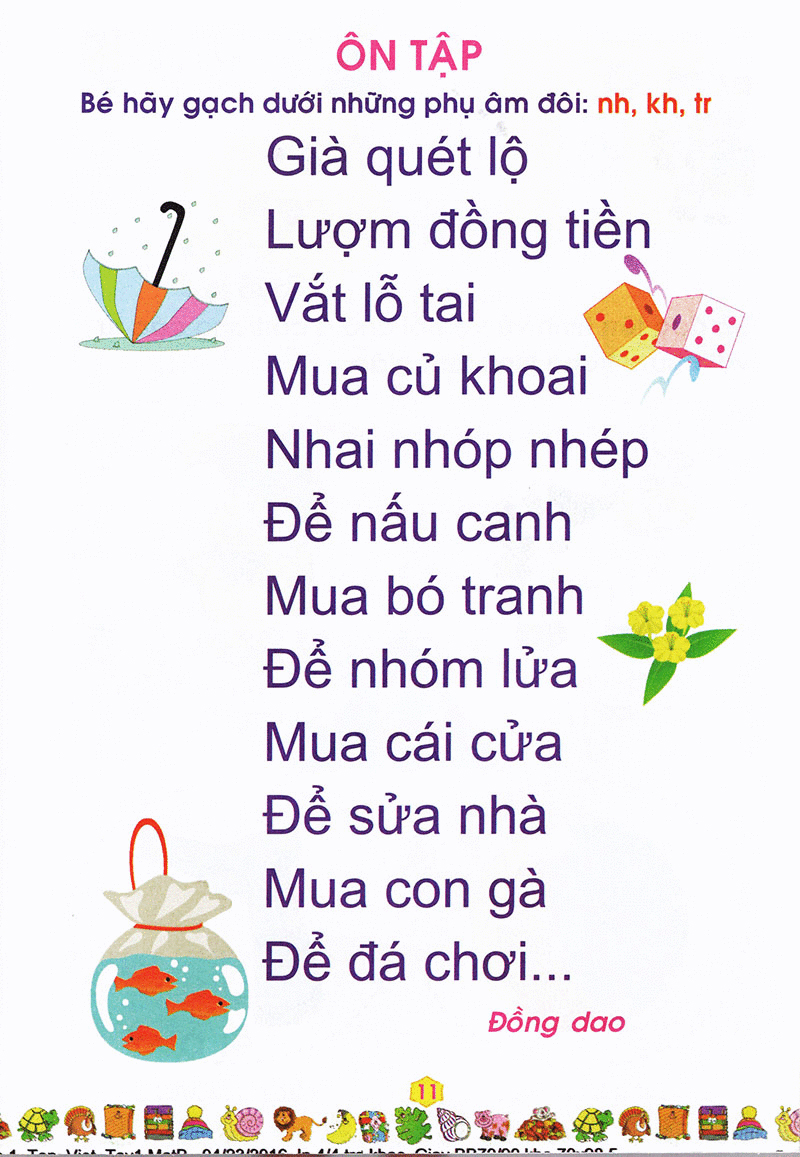 bộ bé vào lớp 1 - tập tô chữ cái (quyển 3) - Ảnh 12