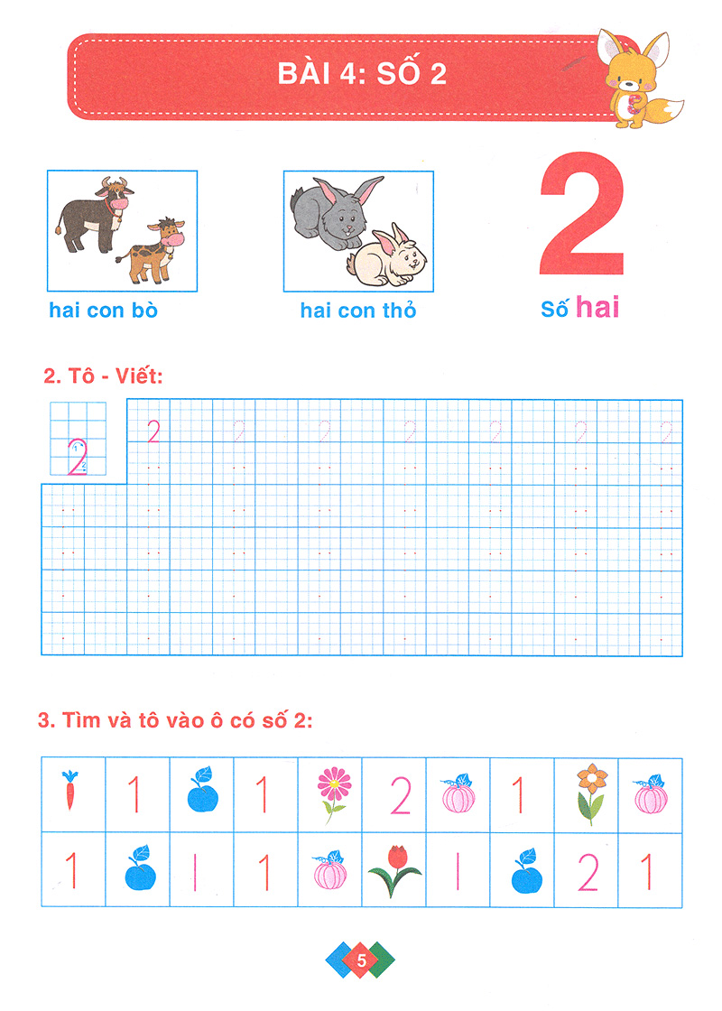 bộ bé vui vào lớp 1 - bé làm quen với toán (quyển 2) - Ảnh 6