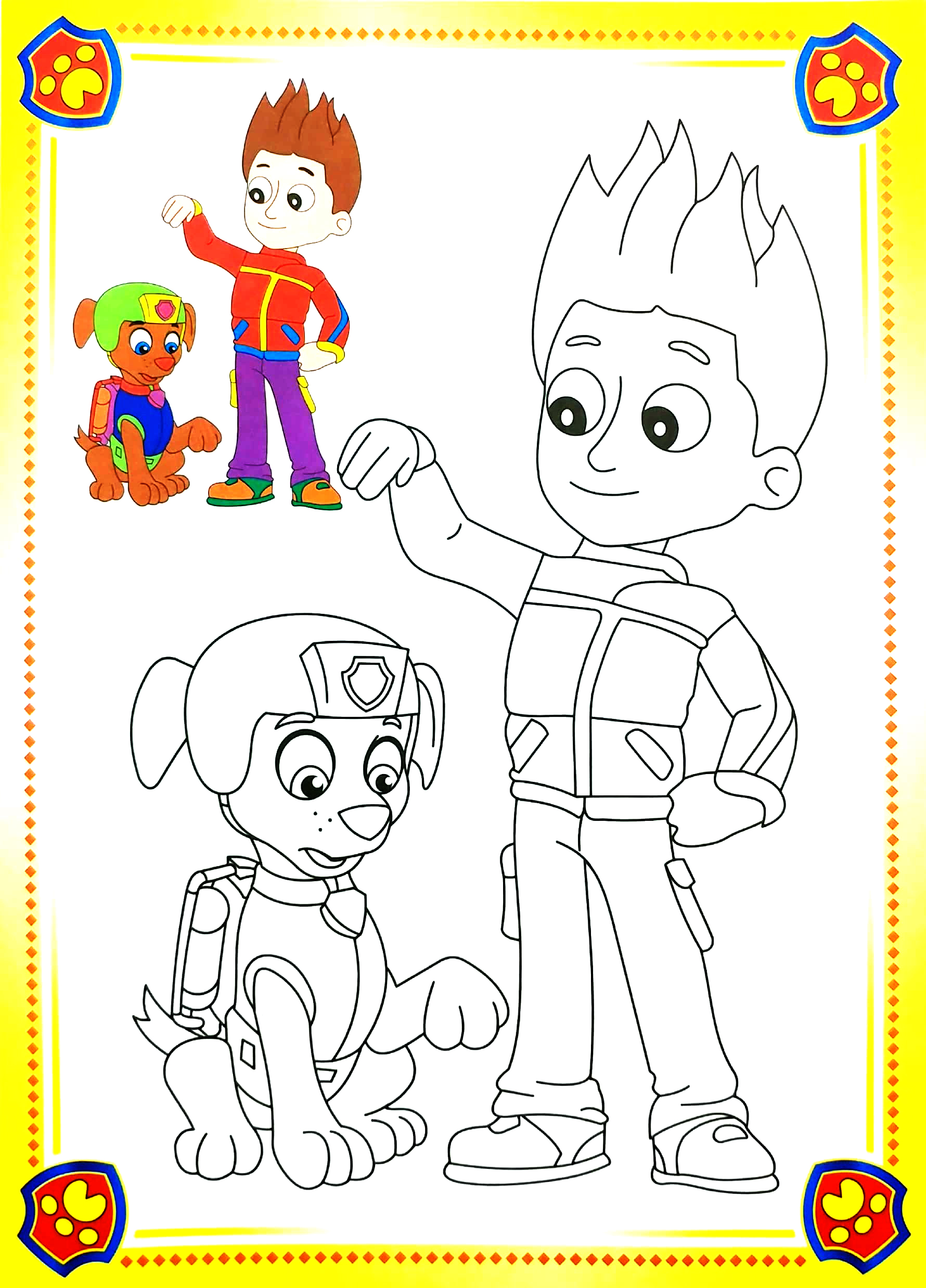 bộ bé yêu tô màu - đội chó cứu hộ paw patrol - tập 2 - Ảnh 3