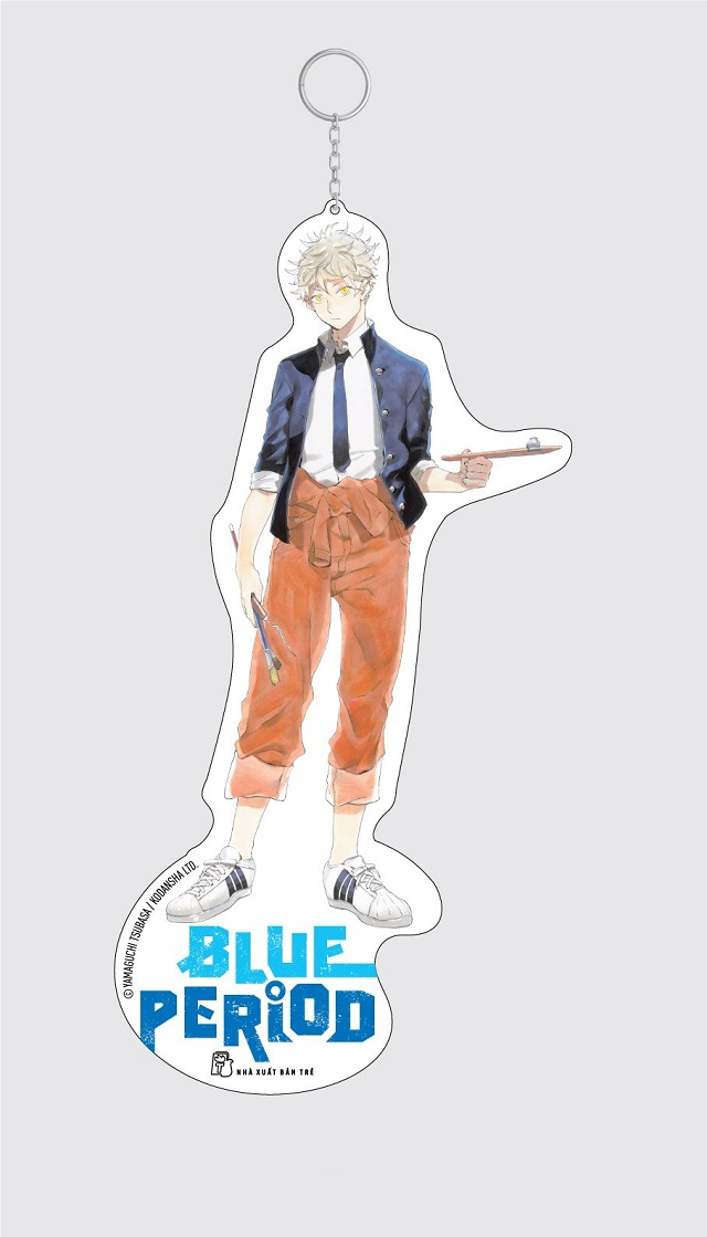 bộ blue period - tập 5 - tặng kèm bookmark giấy + móc khóa - Ảnh 5