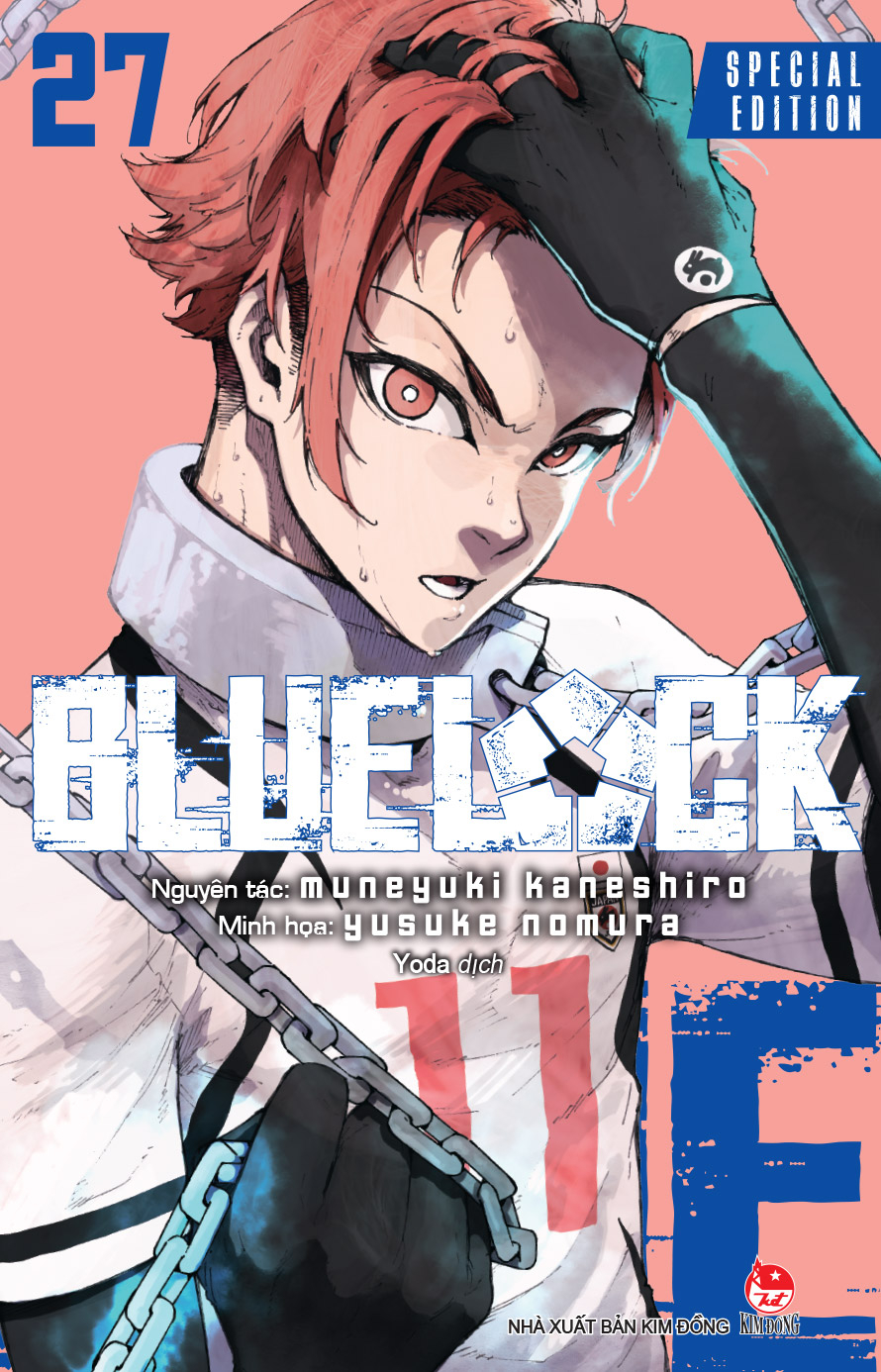 Bộ BlueLock - Tập 27 - Bản Đặc Biệt - Tặng Kèm Bộ 3 Quà Tặng Có Chữ Kí Của Nagi Và Reo (Clear Card + Bảng Sticker + Huy Hiệu) - Ảnh 3