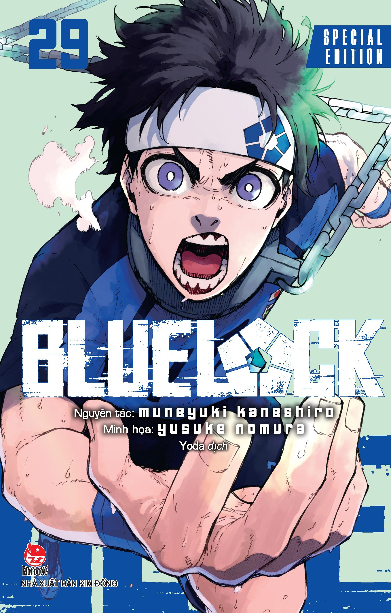 Bộ BlueLock - Tập 29 - Bản Đặc Biệt - Tặng Kèm Hộp Quà 6 Món Với Chữ Kí Nhân Vật (Set Huy Hiệu + Set Sticker + Set Clear Card) - Ảnh 3
