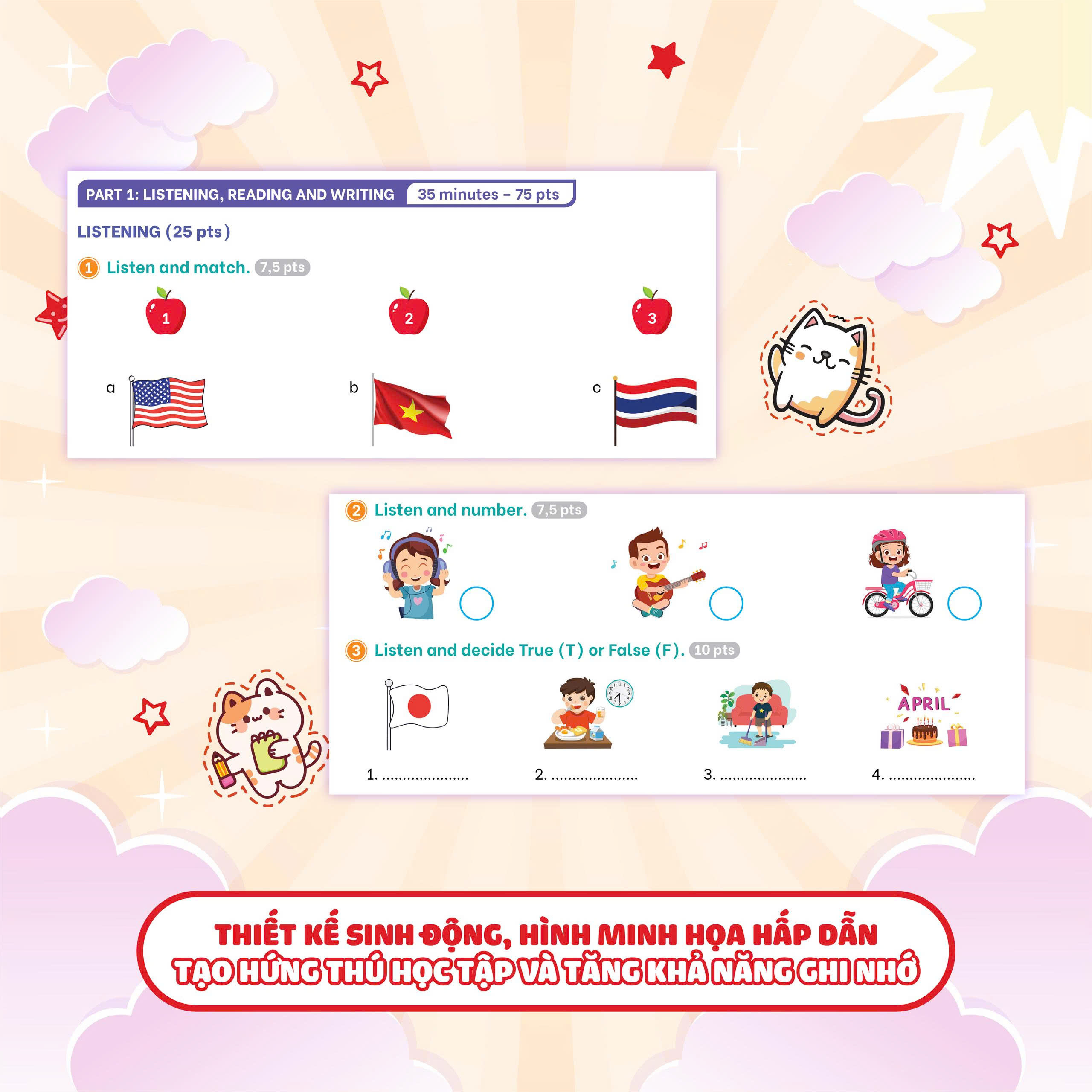Bộ Bộ Đề Kiểm Tra Định Kỳ Tiếng Anh Lớp 4 - Tập 1 - Ảnh 8