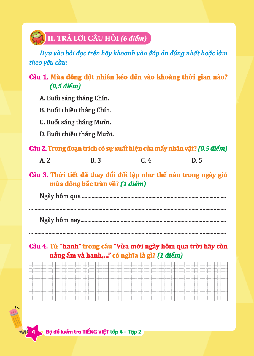 Bo
						
										
										Bo De Kiem Tra Tieng Viet Lop 4 - Tap 2 (Ket Noi) - Ảnh 5