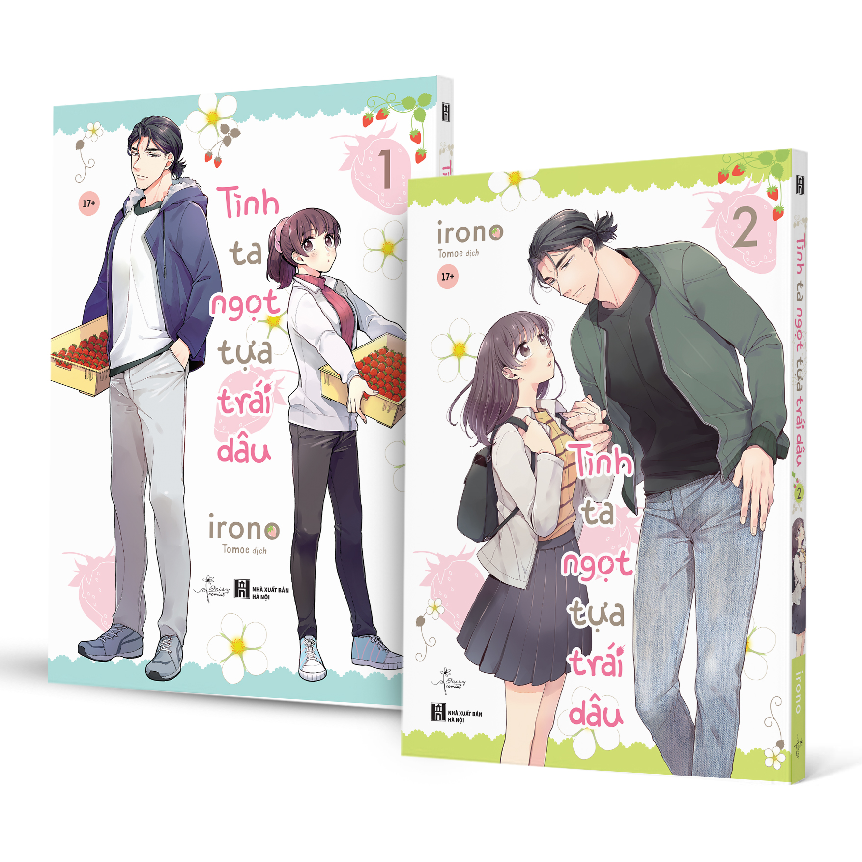 Bộ Bộ Manga - Tình Ta Ngọt Tựa Trái Dâu - Tập 1 + Tập 2 (Bộ 2 Tập) - Tặng Kèm 2 Bookmark - Ảnh 2