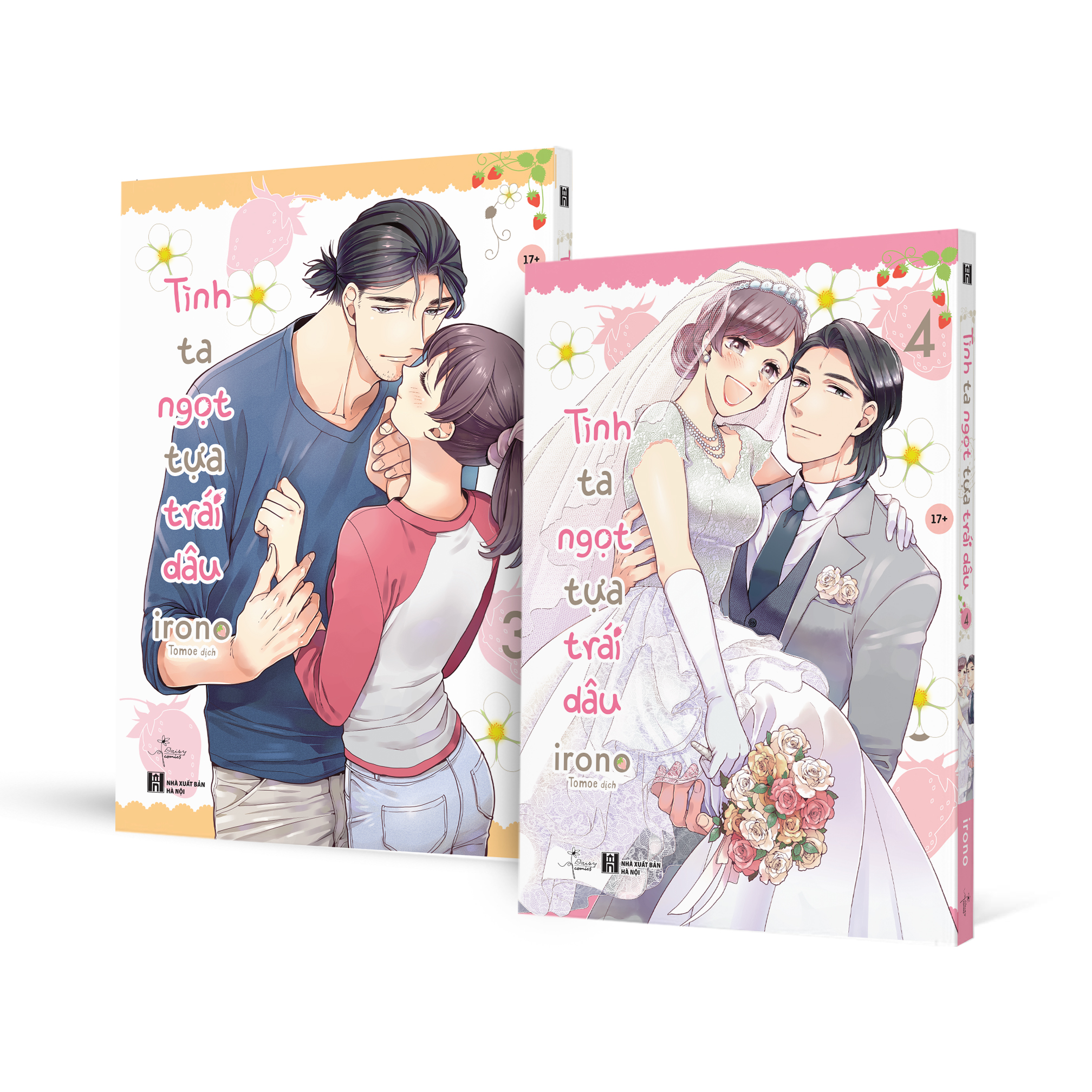 Bộ Bộ Manga - Tình Ta Ngọt Tựa Trái Dâu - Tập 3 + Tập 4 (Bộ 2 Tập) - Bản Đặc Biệt - Tặng Kèm Postcard + Móc Khóa - Ảnh 2