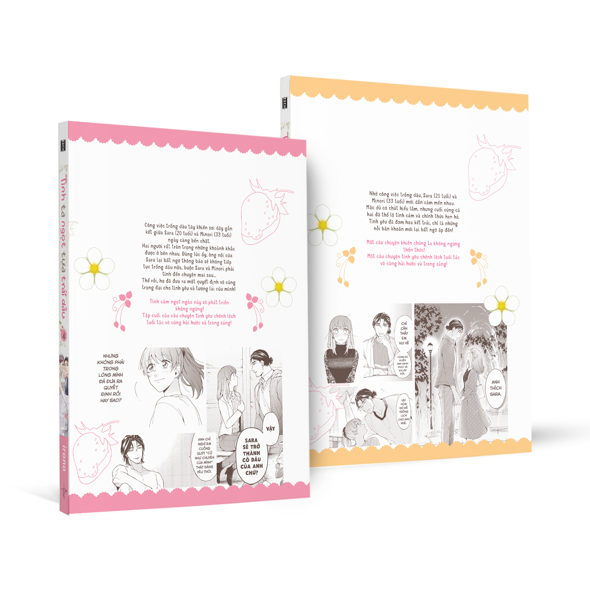 Bộ Bộ Manga - Tình Ta Ngọt Tựa Trái Dâu - Tập 3 + Tập 4 (Bộ 2 Tập) - Bản Đặc Biệt - Tặng Kèm Postcard + Móc Khóa - Ảnh 3
