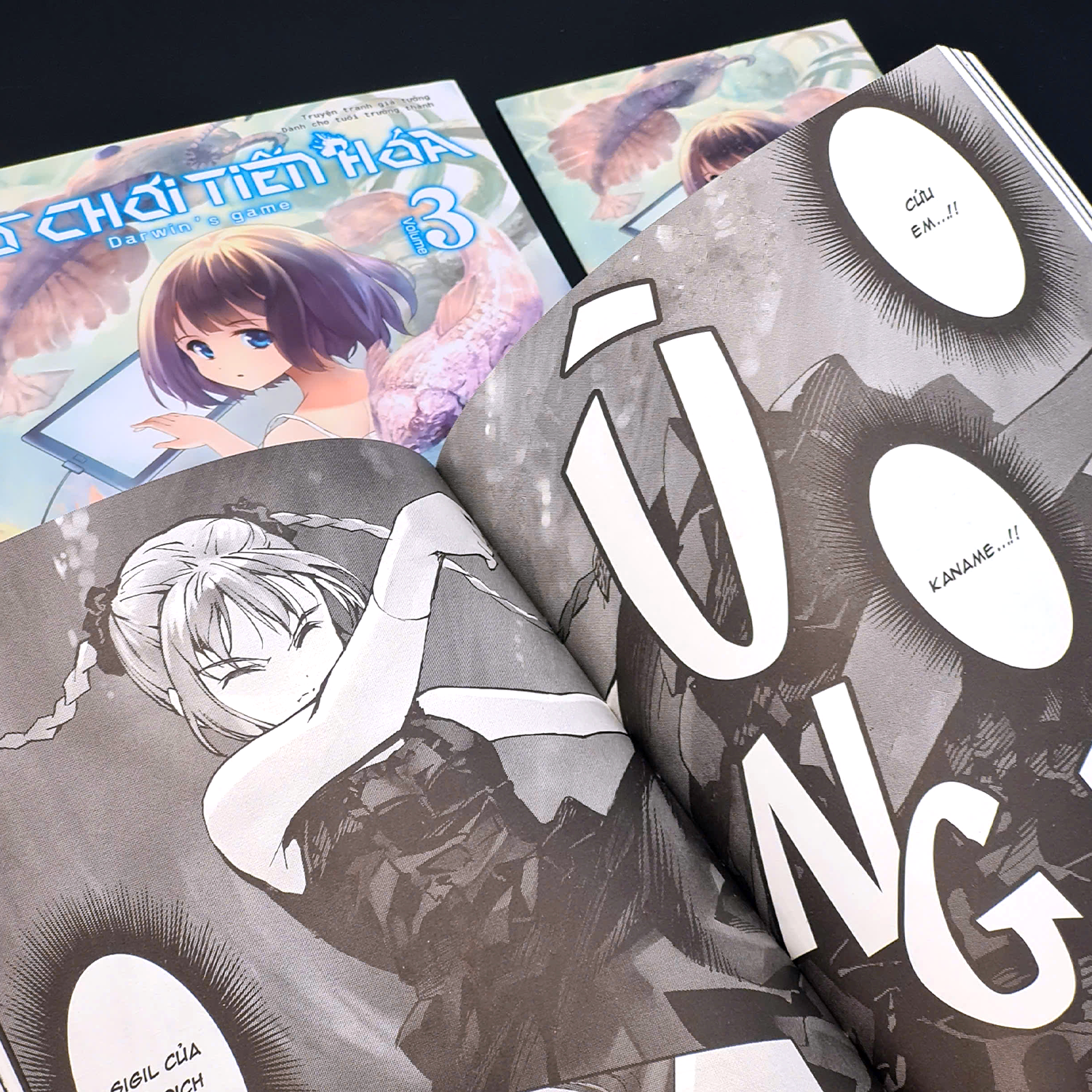 Bộ
						
										
										Bộ Manga - Trò Chơi Tiến Hóa - Darwin’s Game - Tập 3 + Tập 4 (Bộ 2 Tập) - Bản Đặc Biệt - Tặng Kèm Postcard Bồi Cứng Cán Kim Tuyến Lụa Tơ Tằm - Ảnh 8