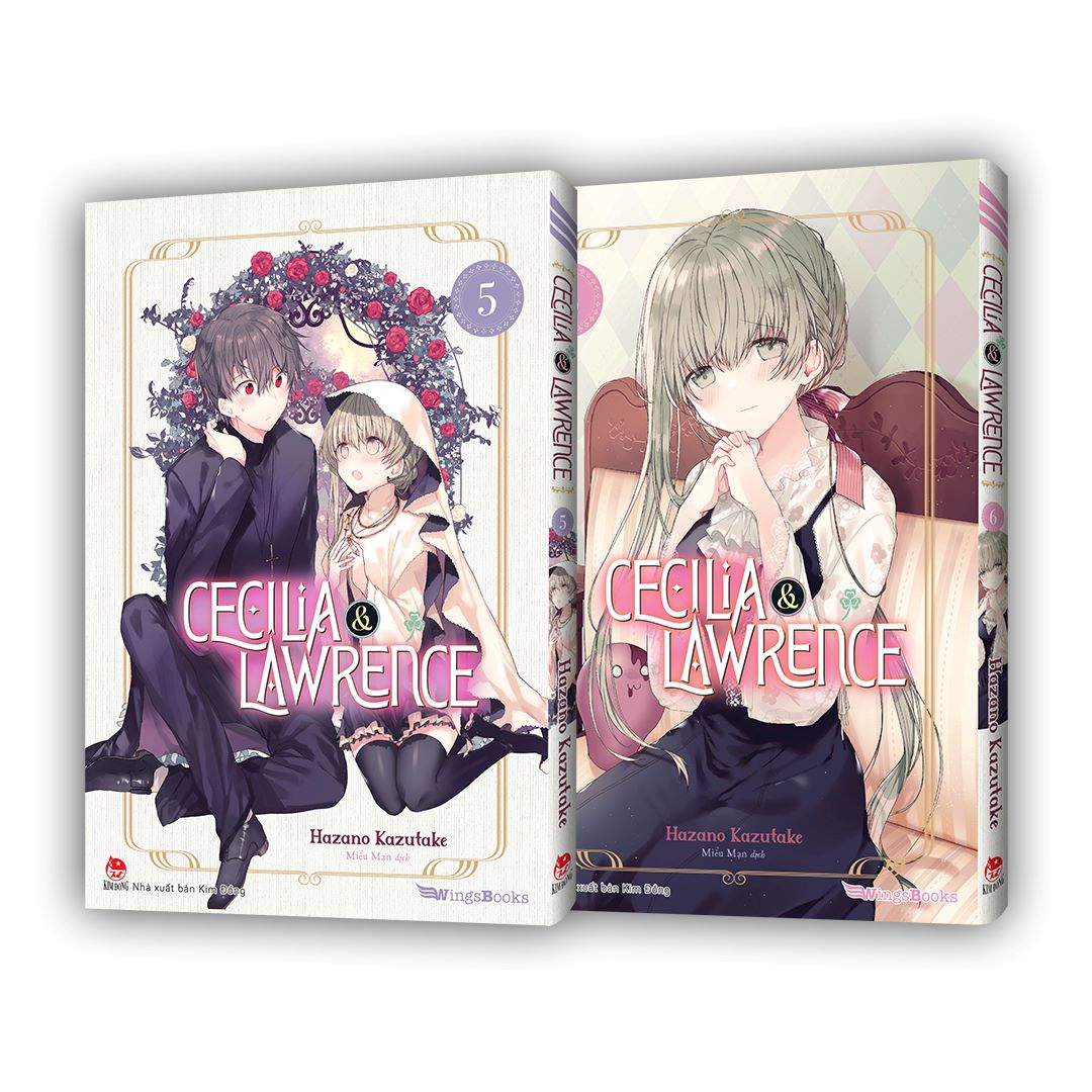 bộ bộ sách cecilia & lawrence - tập 5 + tập 6 (bộ 2 tập) - tặng kèm clear card - Ảnh 3