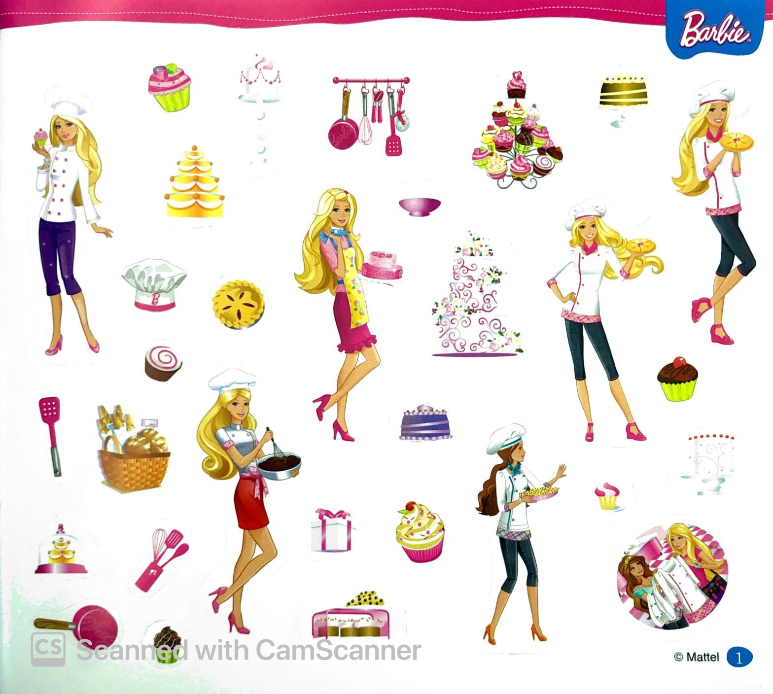 bộ bộ sách dán hình barbie - cuộc sống nhiều niềm vui (tập 2) - Ảnh 3