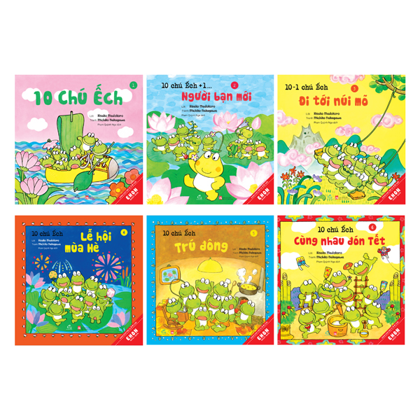 Bộ
						
										
										Bộ Sách Ehon Nhật Bản - 10 Chú Ếch - Phần 2 - Tập 7-12 (Bộ 6 Cuốn) - Ảnh 10