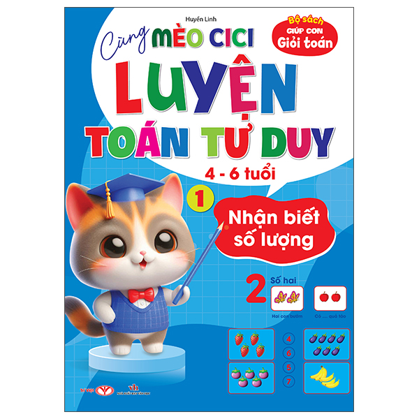 Bộ Bộ Sách Giúp Con Giỏi Toán - Cùng Mèo Cici Luyện Toán Tư Duy 4-6 Tuổi - Tập 3 - Chinh Phục Toán Quy Luật - Ảnh 2