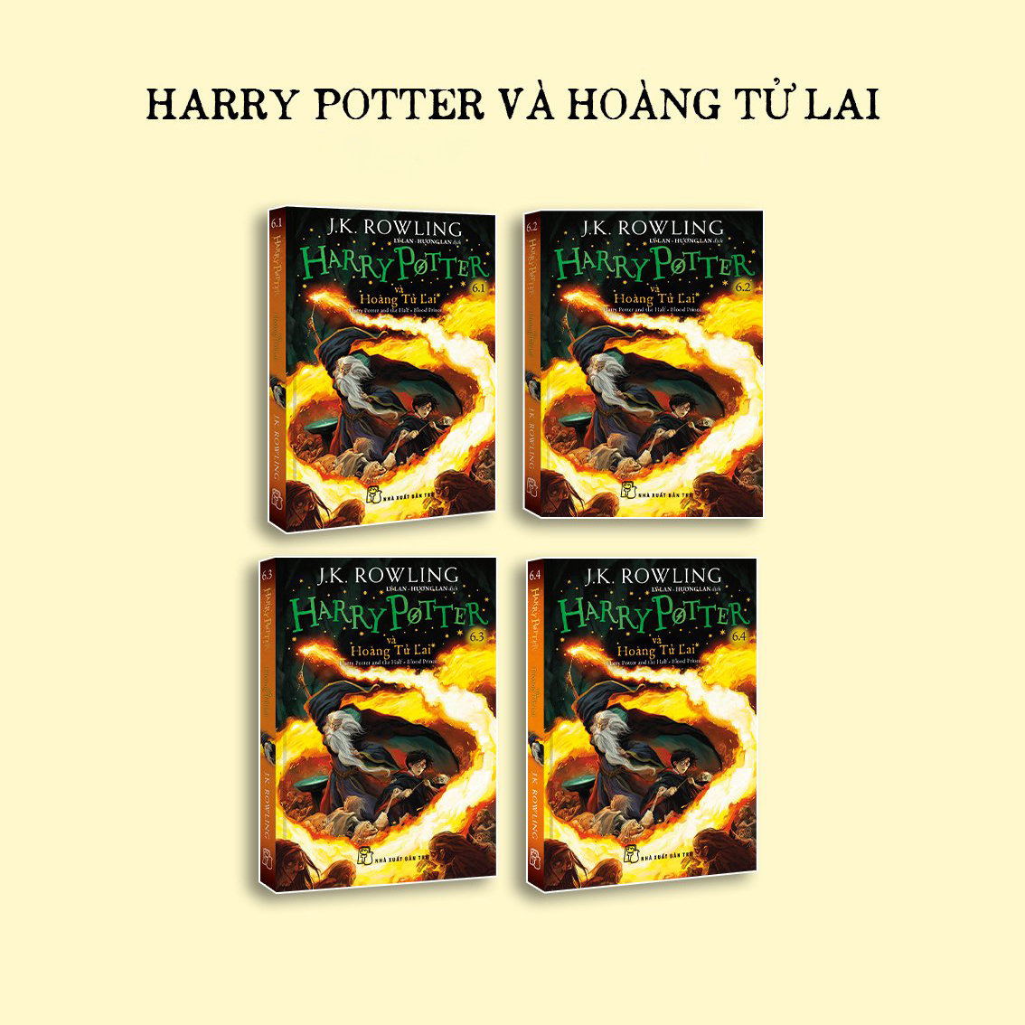 Bộ Bộ Sách Harry Potter Tập 6 - Khổ Nhỏ (Bộ 4 Cuốn) - Ảnh 2