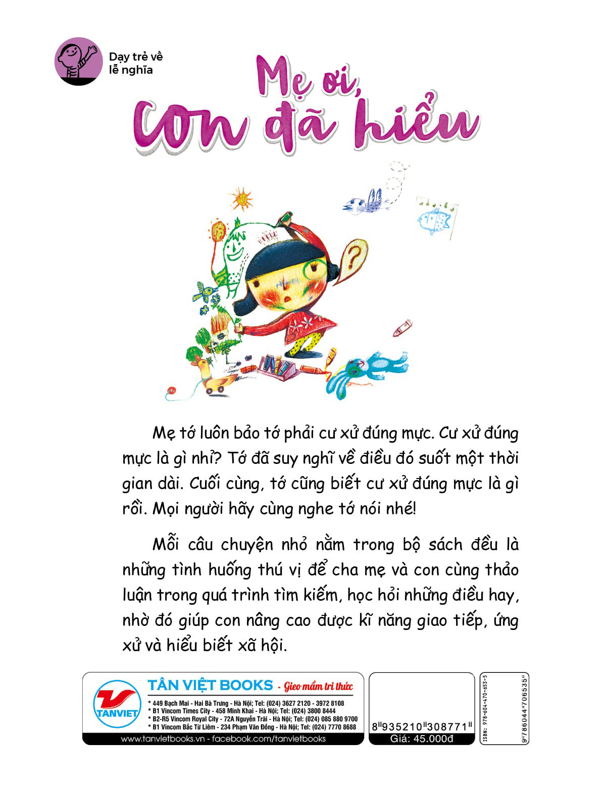 bộ bộ sách kĩ năng xã hội thiết yếu dành cho trẻ - dạy trẻ về lễ nghĩa - mẹ ơi, con đã hiểu - 5 - Ảnh 5
