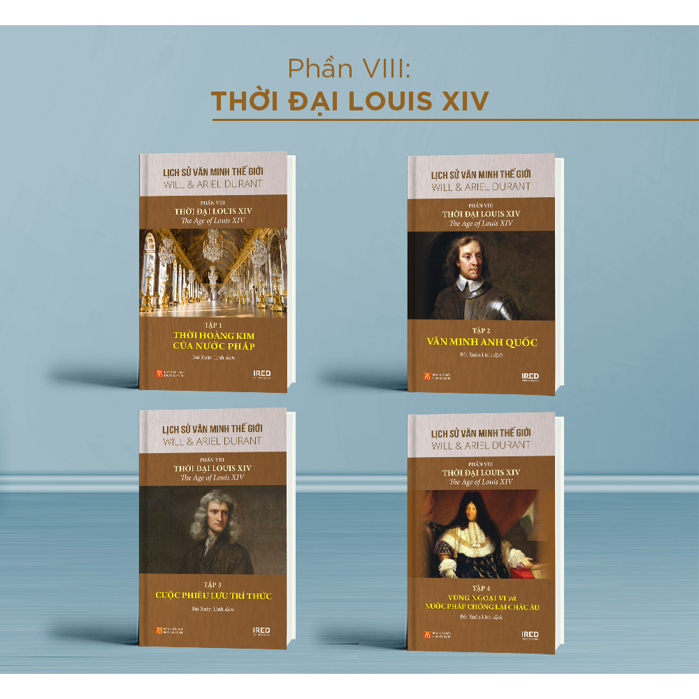 Bo
Bo Sach Lich Su Van Minh The Gioi - Phan VIII - Thoi Dai Cua Louis XIV (Bo 4 Cuon) - Ảnh 2