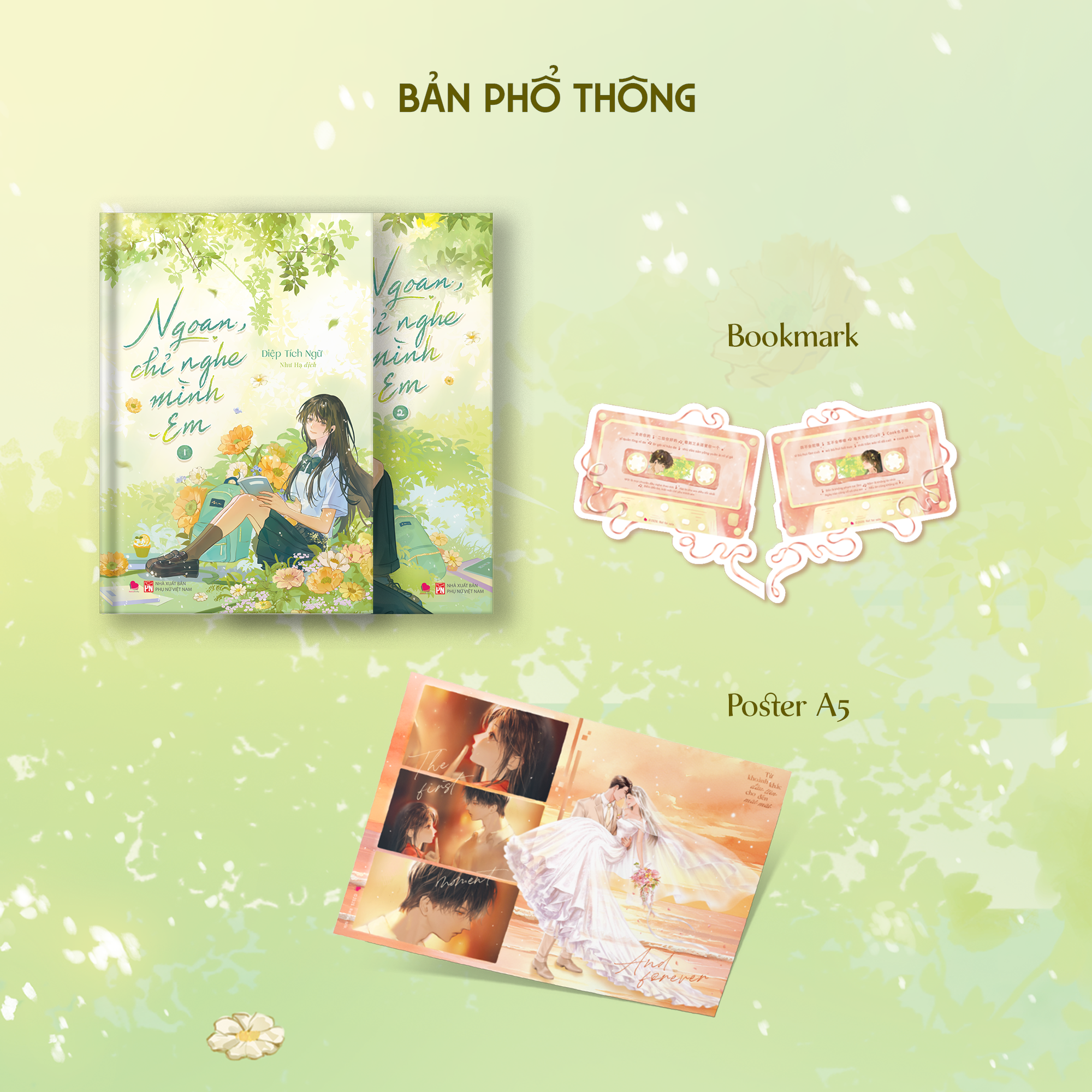 Bộ Bộ Sách Ngoan, Chỉ Nghe Mình Em - Tập 1 + Tập 2 (Bộ 2 Tập) - Tặng Kèm 2 Bookmark Bế Hình + Poster A5 - Ảnh 2
