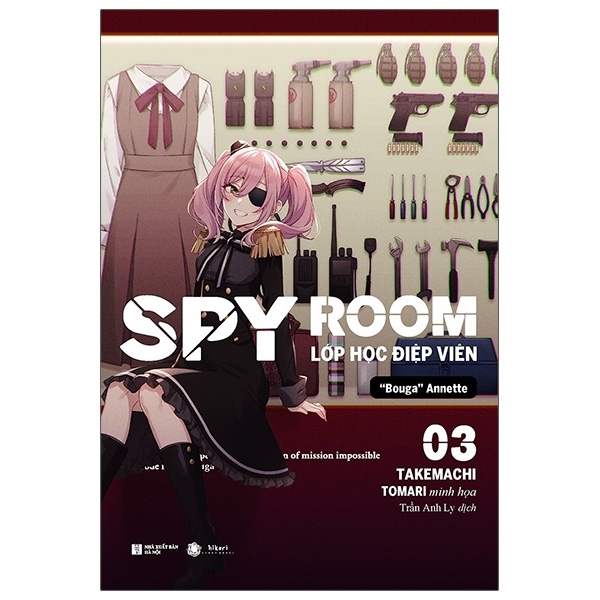 bộ bộ sách thám tử đã chết - tập 3 + spy room - lớp học điệp viên - tập 3: bouga annette - tặng kèm quà + huy hiệu