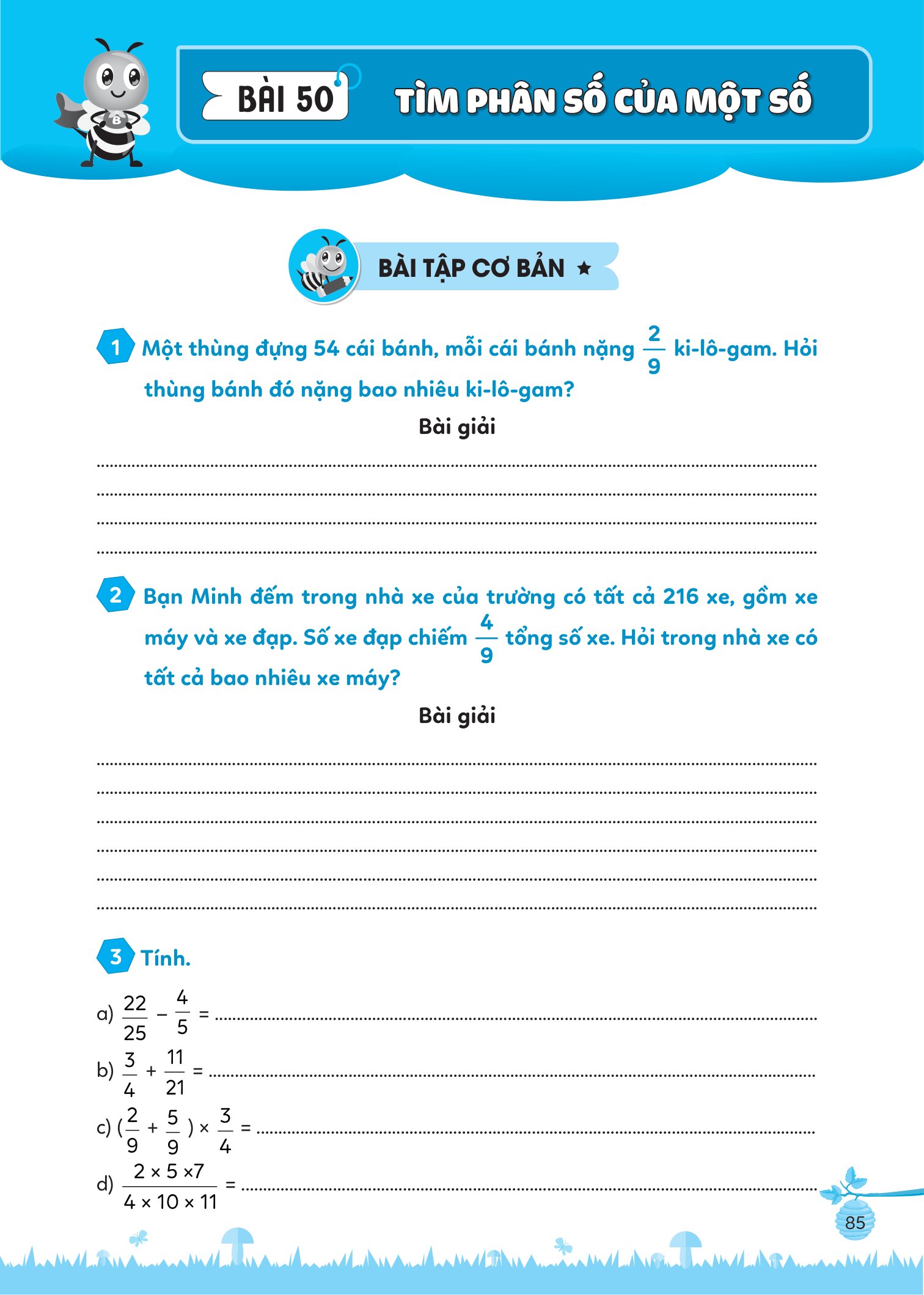 Bộ Bổ Trợ Toán - Bài Tập Cơ Bản Và Nâng Cao Lớp 4 - Tập 2 - Ảnh 9