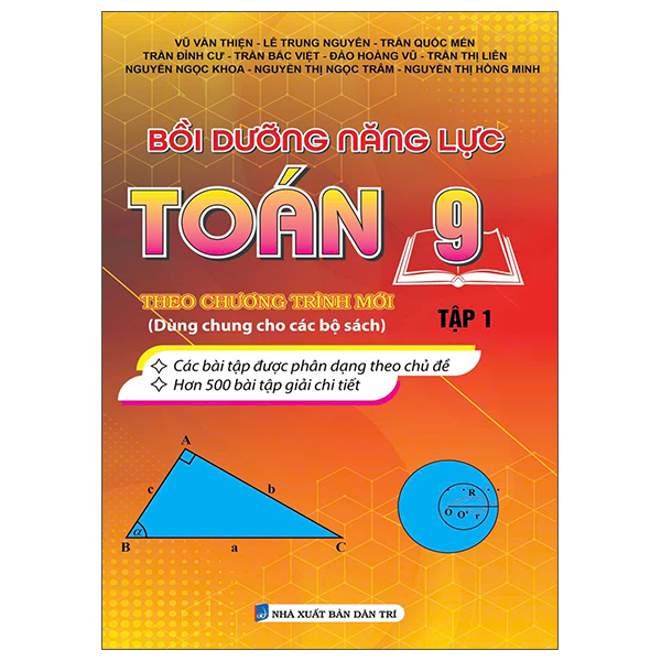 Bộ
						
										
										Bồi Dưỡng Năng Lực Toán 9 - Tập 1