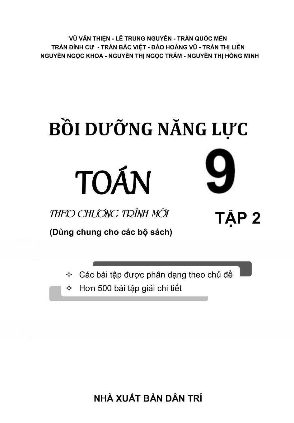 Bộ
						
										
										Bồi Dưỡng Năng Lực Toán 9 - Tập 2 - Ảnh 4